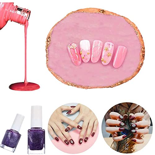 Sanfiyya Nail Art Palette, Nail Art Malerei Gel Palette Harz-Nagel-Kunst-Palette anzeigen Kosmetische Misch Maniküre… – Bild 7