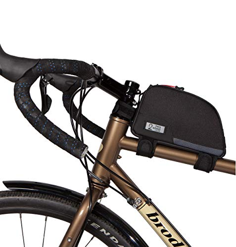 Two Wheel Gear - Commute Top Tube Frame Bag (1 L) - Water Resistant Gas Tank Style Bike Bag with Waterproof Zippers, Perfect for Mountain Biking, Commuting, and Touring