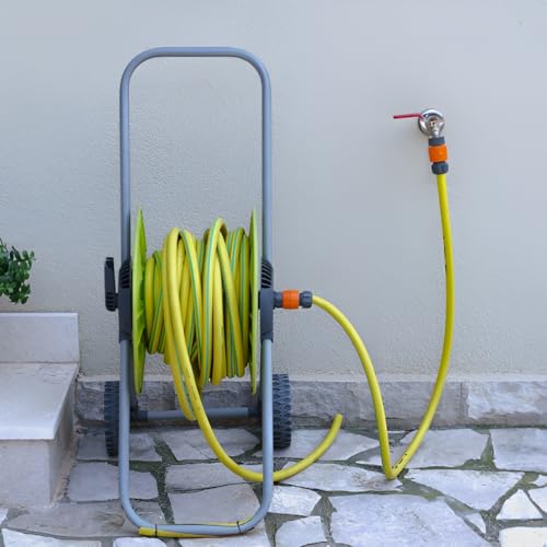 Premium Gartenschlauch in Gelb mit 10 Jahren Garantie und 4-lagiger Struktur für die Bewässerung (50m) – Bild 8