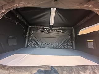 TentHome Tenda da Tetto Auto Gonfiabile 2-3 Posti, Tenda sopra Tetto Auto Esterno Impermeabile, Facile da Montare, Rapida