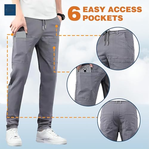 Acegents Stretch Cargo Pants, High Stretch Multi-Pocket Cargo Pants, Casual and Comfortable Cargo Pants4