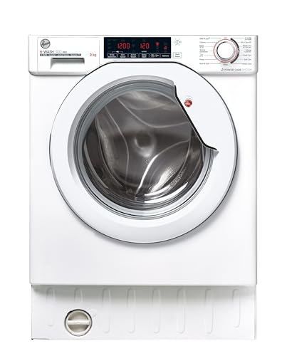 Hoover HBWOS 69TAME-80 Integrated Washing Machine, 9kg Load, 1600RPM, white - A Rated