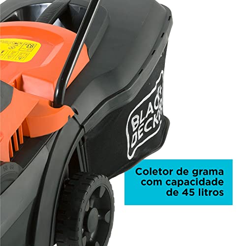BLACK+DECKER Cortador de Grama 1600W Indução 38cm GR3800-BR