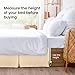 Utopia Bedding Queen Bed Skirt - Soft Quadruple Pleated Ruffle - Easy Fit with 16 Inch Tailored Drop - Hotel Quality, Shrinkage and Fade Resistant (Queen, Beige)