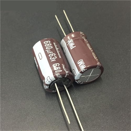 Condensateurs 680uF 63V aluminium durables 16x25mm pour réparation électronique