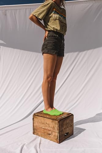 Image of Odd Sox - Basix Large No Show Socks - Soft Cotton Blend Low Profile Athletic Fit - Pastel & Bright Colors