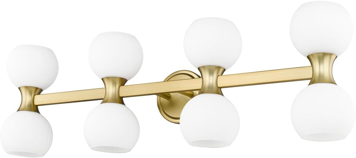 Z-Lite 494-8V-MGLD Artemis Vanity, 8-Light 480 Total Watts, Modern Gold