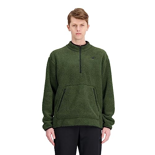 New Balance Men's R.w.tech Sherpa Pullover Half Zip