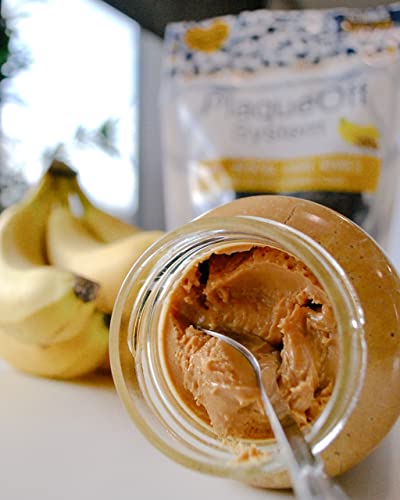 Proden PlaqueOff Sytem Mini Dental Care Bones - Peanut Butter Banana - 12 oz, Brown