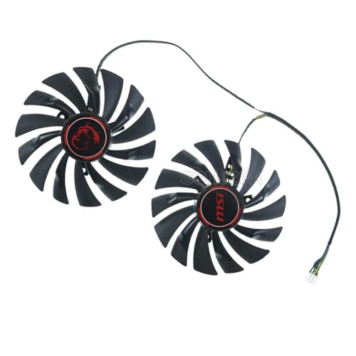 GSHJZPA GPU Ventola Raffreddamento per MSI RX470 480 570 580