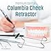 Dental Columbia Cheek Retractor 2 pc Set - High-Quality Surgical Stainless Steel, Ergonomic Design for Optimal Comfort - Autoclavable