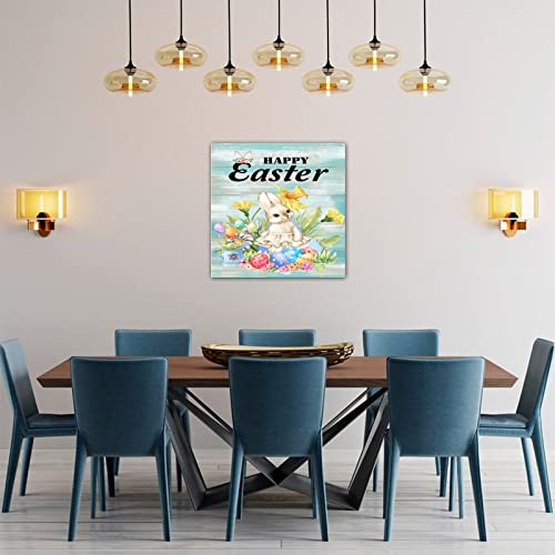 Panneau bois Happy Easter pour sublimer un mur vide à Pâques - 5