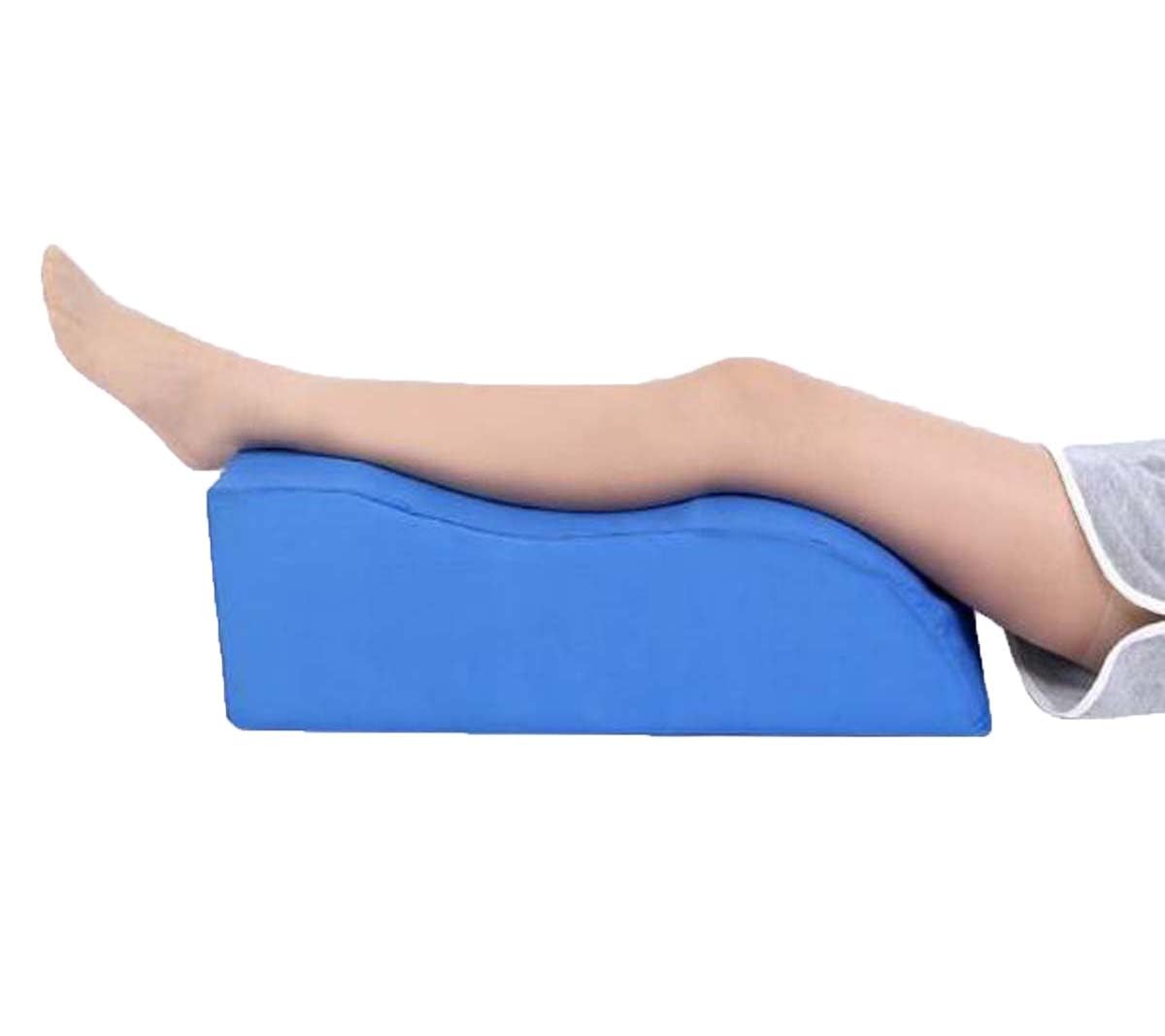 Cuscino A Cuneo Per Sollevamento Gambe In Schiuma - 59x49x15 Cm Con Fodera Rimovibile - Post Operatoria E Lombalgia - 4