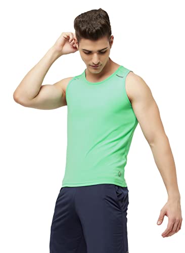 Image of TRUEREVO Men's Light Weight Dryfit Sports Tank Top Vest with Reflective Details for Running, Gym & Training