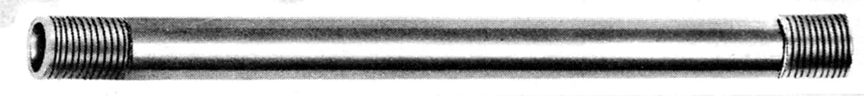 B&P Lamp® Heavy Steel Floor Lamp Pipe, 52" Long