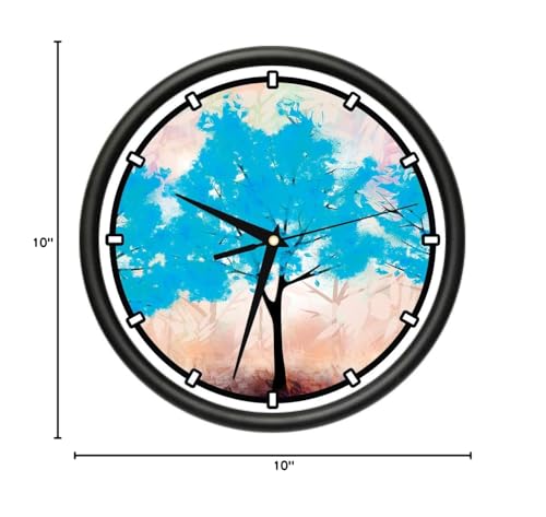 Reloj de pared SignMission Blue Woods 10 pulgadas miniatura 2