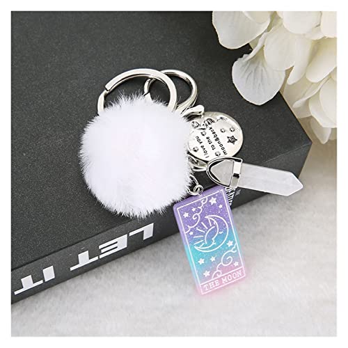 Petits accessoires clé lune en résine idée cadeau originale mixte
