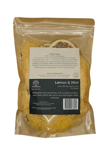 NutraBloom Botanical Bath Salts (Lemon & Mint)