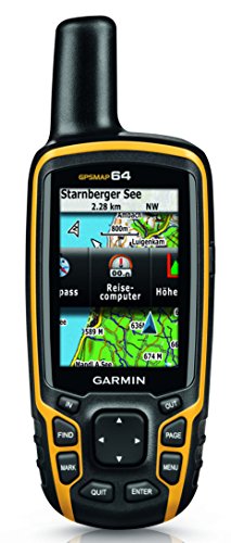 Garmin 010-01199-00 GPSMAP 64 Worldwide with High-Sensitivity GPS and GLONASS Receiver