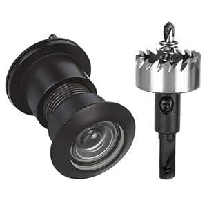 Togu 3828 Türspion Messing 220-Grad Sichtschutz