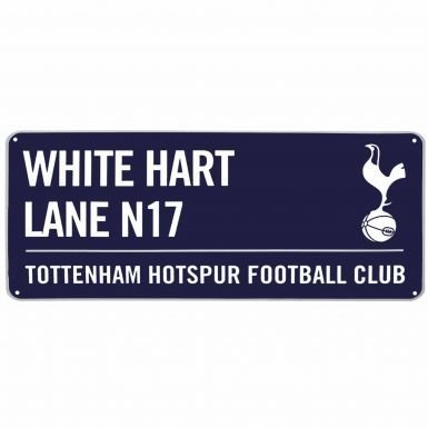 Chelsea F.C. Tottenham Hotspur (Spurs) White Hart Lane Street Sign - 12x18 inches Metal Wall Mount Decorative Street Sign