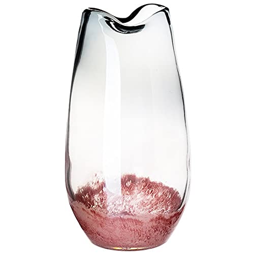 Vase de verre coloré pour embellir votre salon avec des bouquets de fleurs séchées