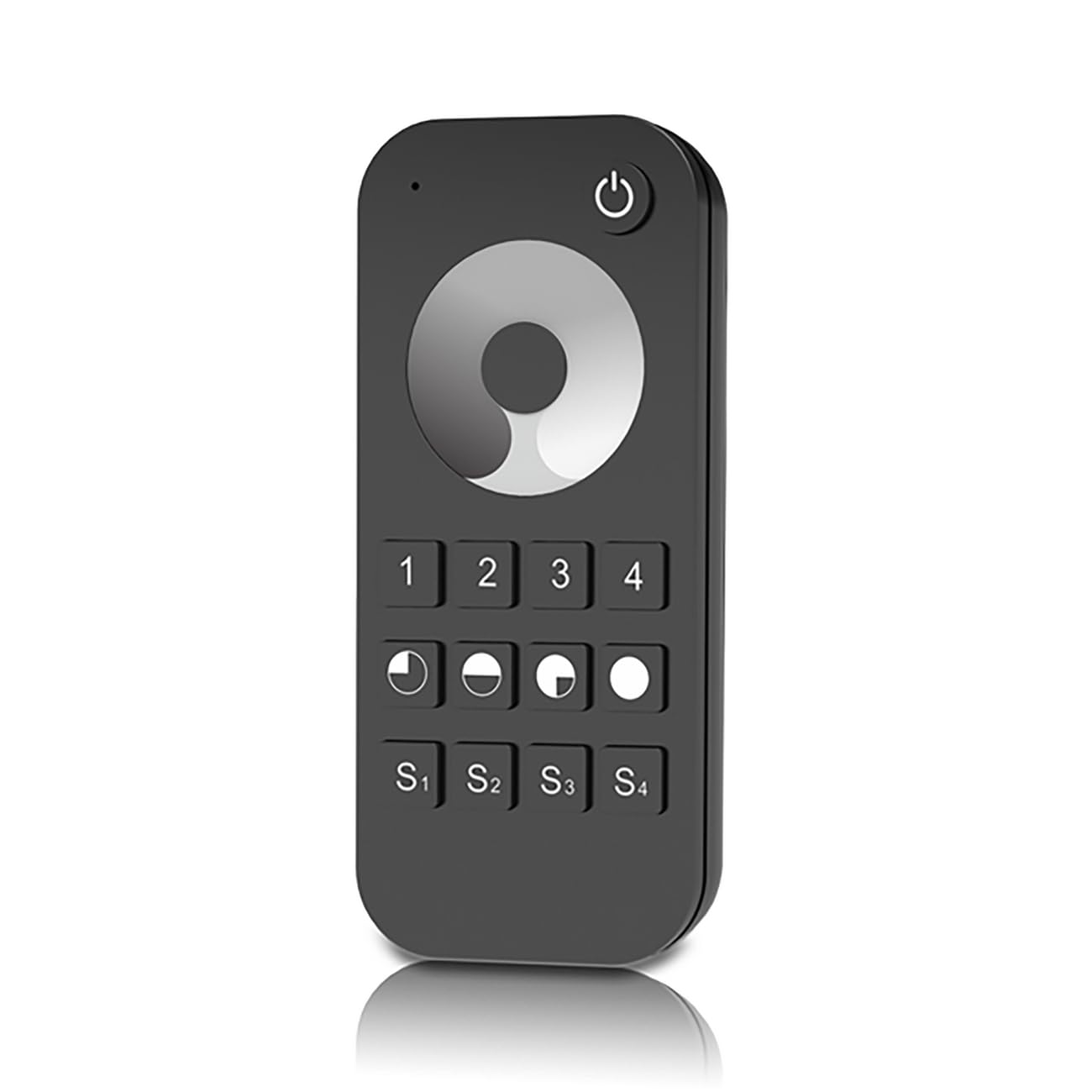 4 Zone 2.4GHz RF Dimming Remote Control for Single Colour LED Strip Lights (2xAAA Batteries) RT6