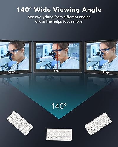 Image of Eyoyo 5 inch Monitor, 800x480 Mini TFT LCD Screen Small Camera | Video Monitor 1 /4 Screw Hole with HDMI /VGA /AV Video Input for Car PC DVD DVR CCD DSLR-140 Wide Angle Metal Housing