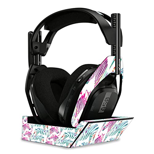 Image of MightySkins Glossy Glitter Skin Compatible with Astro A50 Wireless Headphones + Base Station (Gen 4) - Zebra Mosaic | Protective, Durable High-Gloss Glitter Finish | Easy to Apply | Made in The USA