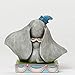Enesco Disney Traditions by Jim Shore Dumbo Personality Pose Stone Resin Figurine, 3.25”, Gray