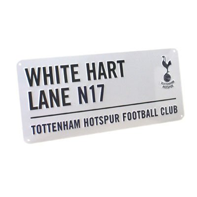 Image of Tottenham Hotspur F.C. Street sign. A perfect product/gift to show support for the team you love. Also availible in other clubs.