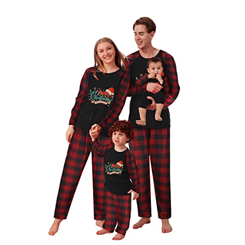 YULONGESS Weihnachtsschlafanzüge Familie Set Weihnachtskostüm Lustig...