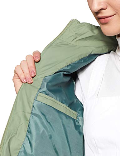 Image of Qube By Fort Collins Women's Medium-Length Bomber Jacket with Detachable Hood - Stylish Winterwear for All-Day Comfort