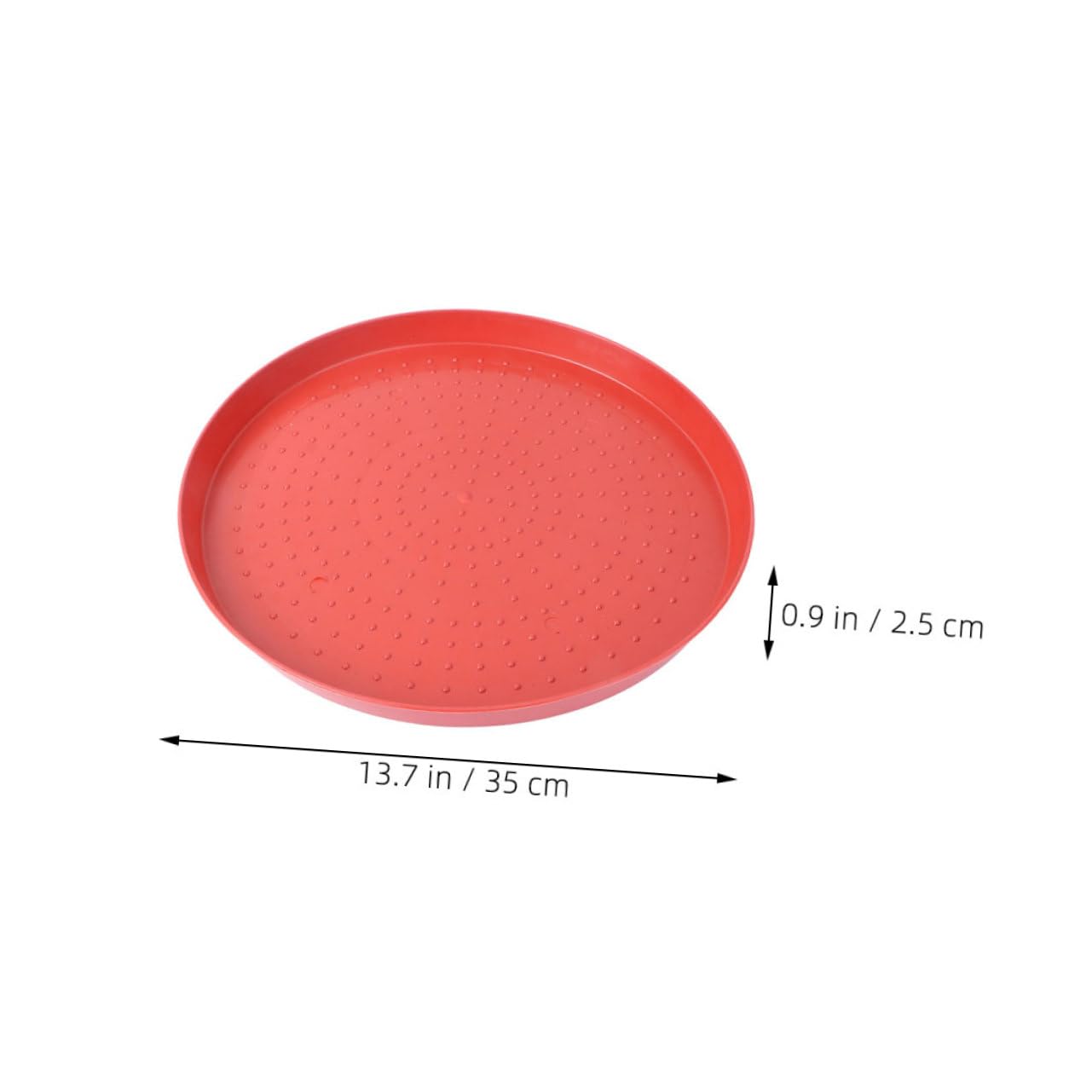 CIYODO 4pcs Plastic Feeding Tray for Poultry Durable and Reusable Chicken Starter Food Plate for Ducks and Geese Non Slip Design for Chicks and Poultry Food Dispensing