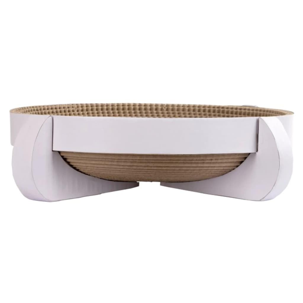 Kerbl, Letto tiragraffi con Erba gatta, 35 x 35 x 10 cm, Bianco Platino