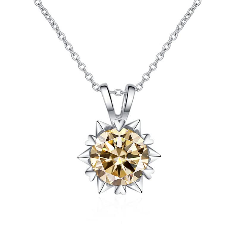 Collier moissanite pour femme S925 : brillance durable sans irritation