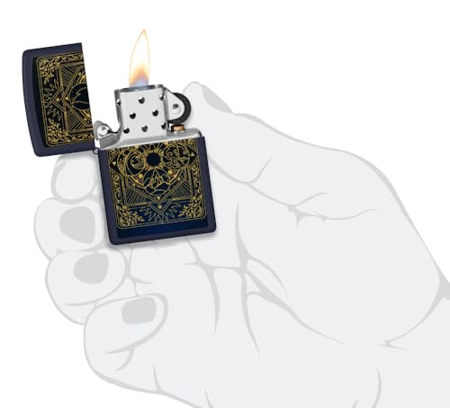 Encendedor Zippo a prueba de viento recargable con diseño Elements 5