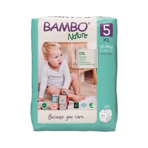 Bambo Nature Pañales Ecológicos Talla 5 con Protección Anti-Fugas Cover