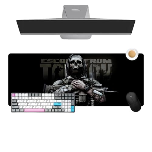 Escape from Tarkov Mauspad Anime - Großes Gamer Pad 800 × 300 × 3 mm - rutschfeste Unterseite und HD-Druck