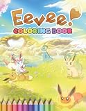 Evees Coloring Book: JUMBO Fun and Easy Coloring Pages For Kids Ages 2-4, 4-8 (Fun Early Learning) (German Edition)