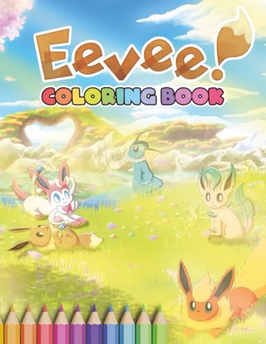 Evees Coloring Book: JUMBO Fun and Easy Coloring Pages For Kids Ages 2-4, 4-8 (Fun Early Learning) (German Edition)