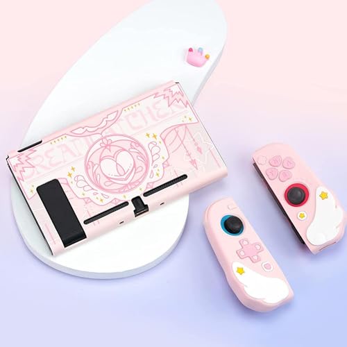 Image of GeekShare Protective Case Compatible with Switch Console and Joy Con- Slim Cover Case with Ergonomic Design for Switch Model- Star Wings (For Switch 2017)