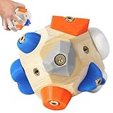 APXEL Handgefertigter 3D Kletterball Boulder Block, Boulder Ball Holz Tragbares Fingergriff Handtrainer Sport Spielzeug Geschenk Trainingsbälle für Kletterer Anfänger Bergsteigen