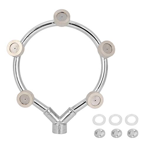 Almeigrity Anillo Cinco Manguera Boquilla Móvil Presión De Agua Rociador Herramientas Accesorios De Jardín