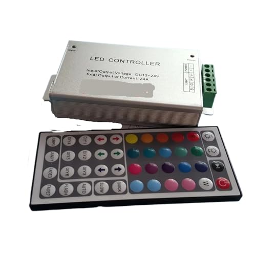 Control remoto infrarrojo para tira LED RGB DC 12V 24A 288W miniatura 1