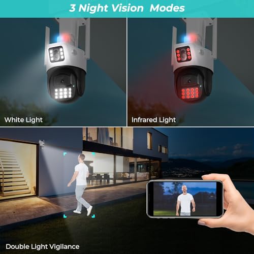 6Mp FHD+ 4G SIM Based cctv camera 360 PTZ Outdoor Indoor dual lens dual view Security Camera, Water Proof, 2 Way Talk, Cloud Storage, Ai Motion Detect,SD Card , cctv for home, Color Night Vision 7 41TJZ6ZwmJL