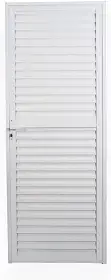 Porta de Alumínio Laminada 210x80cm Soft Plus MGM Branco