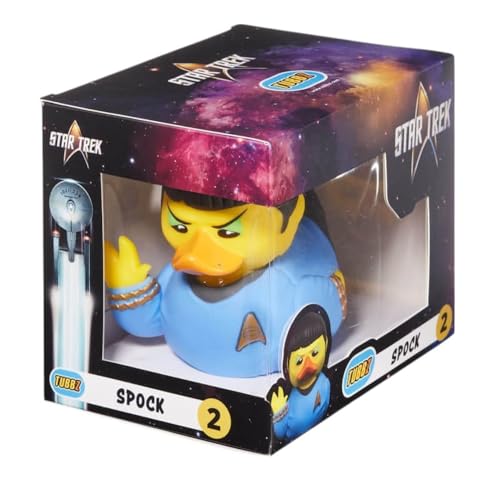 TUBBZ Boxed Edition Spock - Figura Coleccionable de Pato de Goma de Vinilo - Producto Oficial de Star Trek - TV, películas y Videojuegos