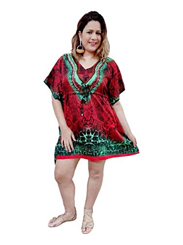 Bata Kaftan Indiana Longuete Saída de Praia Plus Size - 09