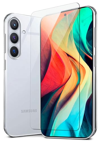 Coque Samsung S24 Plus silicone résout le problème des bris d'écran avec son film transparent